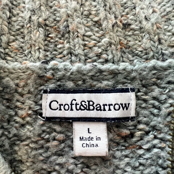 3/$10 🏷️ Croft & Barrow Blue Sweater - Picture 2 of 9